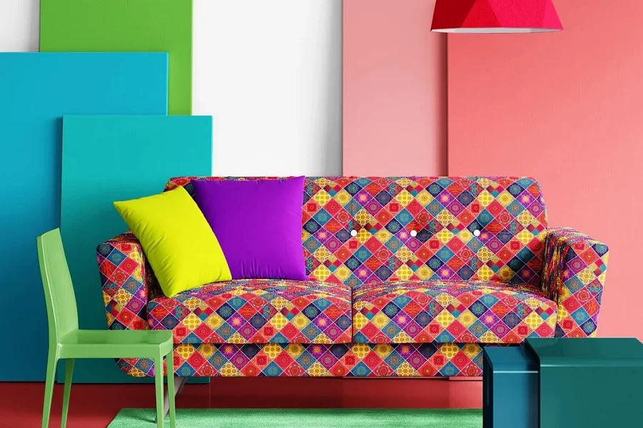 پارچه مبلی با طرح مکزیکی